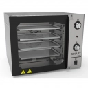 Forno convector smart Basic FCSB4E 4 esteiras 55L Venâncio inox e painel inox