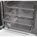 Forno convector smart Basic FCSB4E 4 esteiras 55L Venâncio preto e painel vermelho