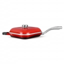 Frigideira 24cm MTA Quadrada Proteus 9881 - Vermelha