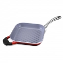 Frigideira 24cm MTA Quadrada Proteus 9881 - Vermelha