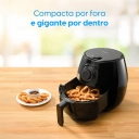 Fritadeira Sem Óleo Quick Fryer Elgin 4 Litros Preta 220V