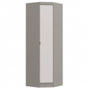  Guarda roupa canto Castro Classic 3805C Niquel/ Blanc