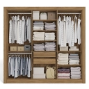 Guarda Roupa Kappesberg M569 6 Portas e 2 Gavetas Nogueira e Fendi
