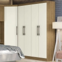  Guarda roupa Kappesberg Prisma 4 portas 2 gavetas L534 Frow