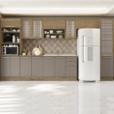 Kit Forno Botanic Kappesberg M627 3 Portas Nogueira e Fendi Kit Forno Botanic Kappesberg M627 3 Portas Nogueira e Fendi