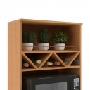 Kit Forno e Micro 5352 Brisa 65cm 2 Portas Móveis Sul Angelin e Off White