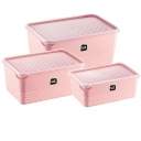 Kit Multiuso 3 peças UZ1910 Rosa