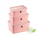 Kit Multiuso 3 peças UZ1910 Rosa