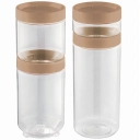 Kit Organizador Conecta Multiuso Empilhável UZ405 Cappuccino