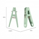 Kit Prendedor de Roupa com 12 unidades de Plástico UZ7017 Verde Menta