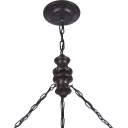 Lustre Rústico Envelhecido 503E para 3 Lâmpadas - Luminárias Muller
