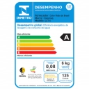Máquina de Lavar Roupas Tanquinho Semiautomática Colormaq 6 Kg Prata 220v