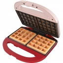 Máquina de Waffles WAF200 Cadence Rosa 220V