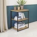 Mesa de Apoio Industrial Kappesberg LI004 Freijó e Preto Fosco
