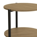 Mesa de centro Kappesberg LI017 Freijó/Preto