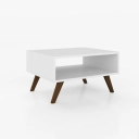 Mesa de Centro Retrô RT3020 Movelbento Branco