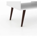 Mesa de Centro Retrô RT3064 Movelbento Branco