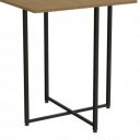 Mesa industrial 90x90 Kappesberg LI011 Freijó/ Preto
