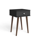 Mesa Lateral Retrô RT3072 Movelbento Preto
