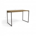 Mesa para escritório Kappesberg Linha industrial 1 gaveta LI002 Freijó/Preto