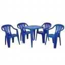 Mesa plástica Mor Azul- 15151005