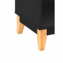 Cubo 1 prateleira Legno LE6005 Movelbento Preto