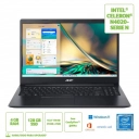 Notebook Acer Celeron N4020 Windows 11 Home 4GB 128GB 15.6 Full HD Preto