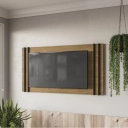Painel Industrial Kappesberg LI027 Freijó e Preto Fosco
