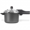 Panela de Pressão Quartzo Multiflon 4,5L Preto