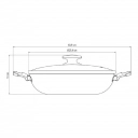 Panela Wok Loreto 28cm 3,3L Revestimento Antiaderente Tramontina Vermelha