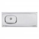 Pia de Inox 120x53 com Cuba - Ghel Plus