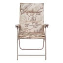 Poltrona estofada Kairos Floral Mor