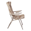 Poltrona estofada Kairos Floral Mor