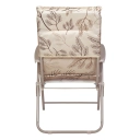 Poltrona estofada Kairos Floral Mor