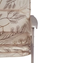 Poltrona estofada Kairos Floral Mor