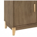 Rack 2 Portas 1 Prateleira Legno LE6011 Movelbento Freijó