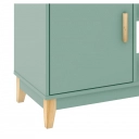 Rack 2 Portas 1 Prateleira Legno LE6011 Movelbento Oliva