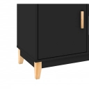Rack 2 Portas 1 Prateleira Legno LE6011 Movelbento Preto