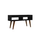 Rack Retrô 2 Nichos RT3113 Movelbento Preto