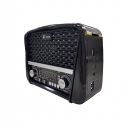 Rádio Portátil Retrô AM FM FS1631 F-Sound Preto