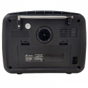 Rádio Portátil Retrô AM FM FS1631 F-Sound Preto