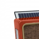 Rádio Solar Portátil AM FM FS103BT F-Sound Vermelho