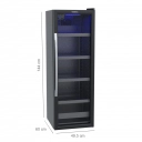 Refrigerador expositor Blue Light 200 Venax com LED 220v