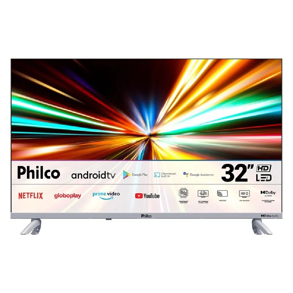 Smart TV 32” Philco Led PTV32G23AGSSBLH Android TV Bivolt