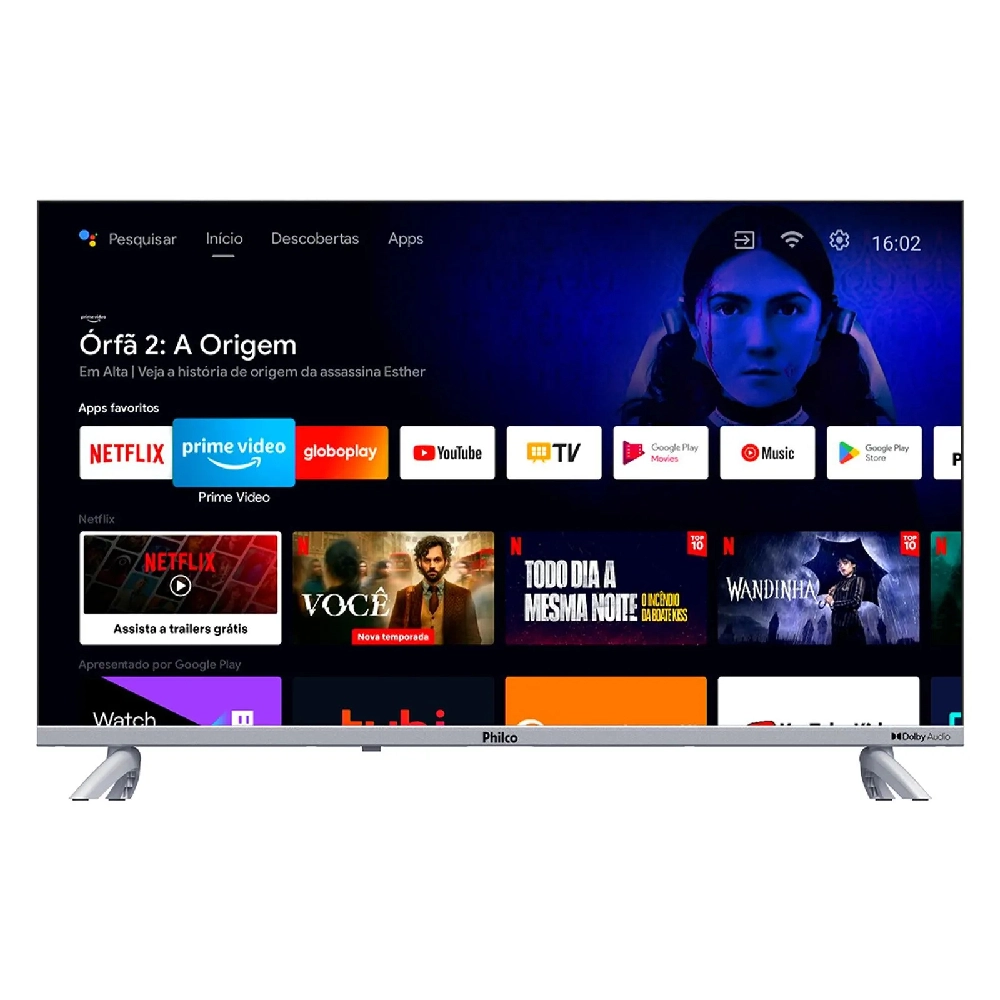 Smart TV 32” Philco Led PTV32G23AGSSBLH Android TV Bivolt