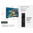 Smart TV Samsung 55" UN55CU7700GXZD Crystal 4K