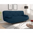 Sofá cama 3 lugares reclinável Arte Cúbica Georgia AC109 Dobrável Azul T4205