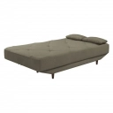 Sofá Cama 3 Lugares Reclinável Arte Cúbica Georgia AC109 Dobrável Marrom  T4203