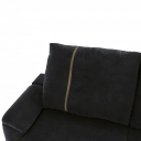 Sofá Retrátil Reclinável Esmeralda Kappesberg Preto