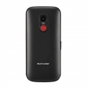  Telefone Celular do Idoso Multilaser Vita IV Dual Chip 2G Bluetooth Botão SOS Preto P9120